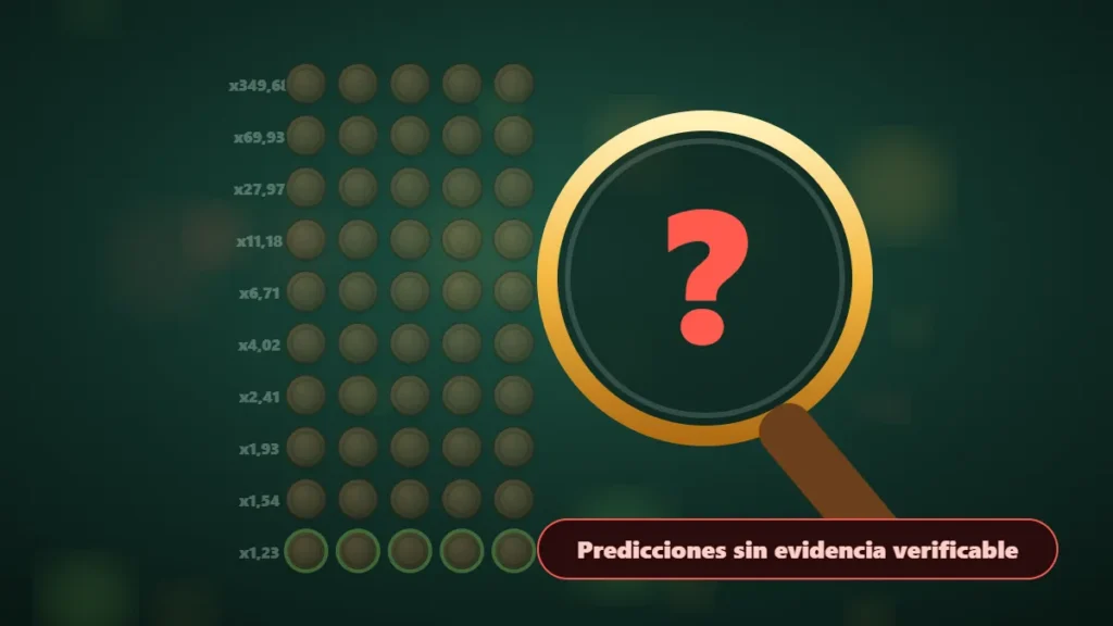 Apple of Fortune Predictor: predicciones sin evidencia